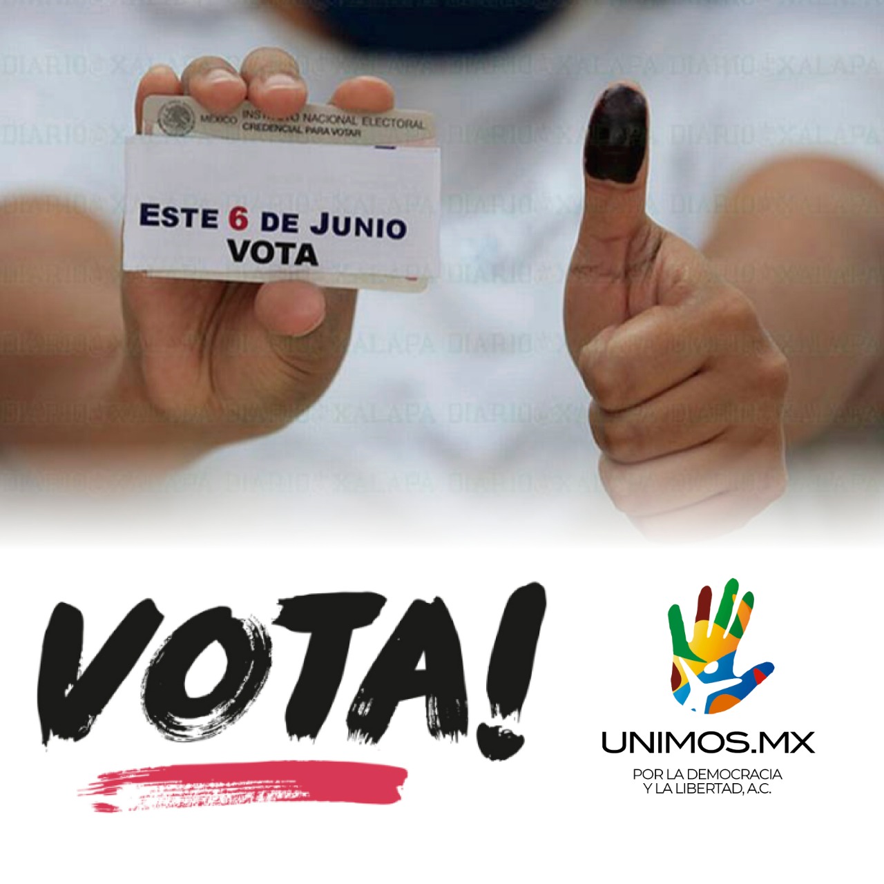 con alegría